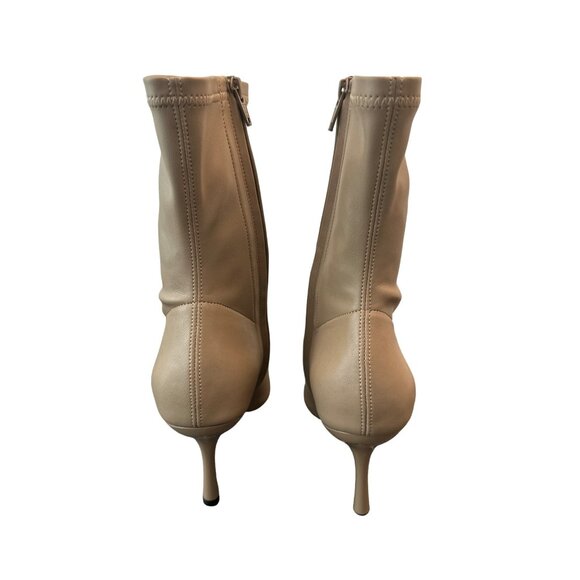 Diesel Eclipse Boot Logo Women's Sandy Beige EUR 40/US 9-9.5 Pointed Toe $595 - Picture 4 of 7